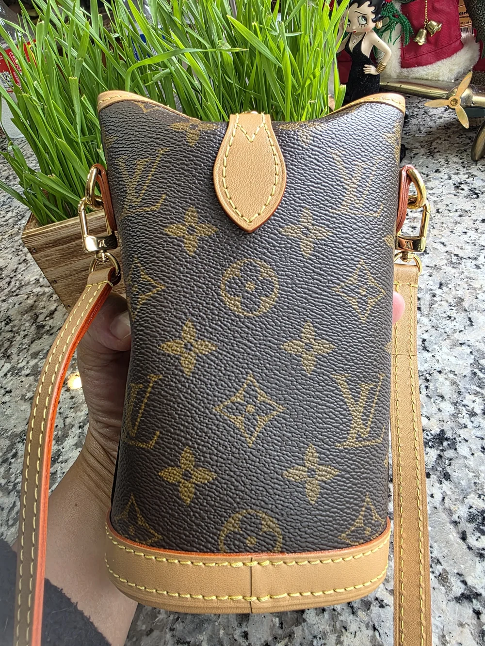 Louis Vuitton Monogram Fold Me Pouch Crossbody Bag!